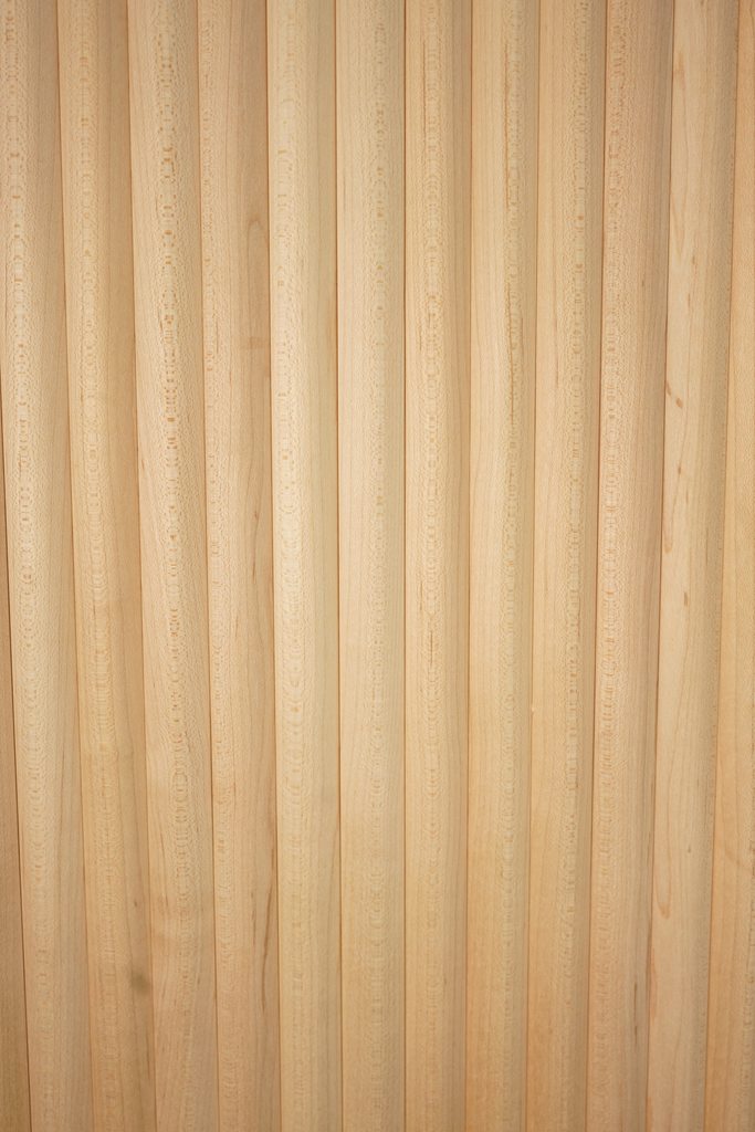 Bingltd - 48’ Long X 12’ Wide With 3/4’ Double Bead Tambour Maple Unfinished 1 Pc