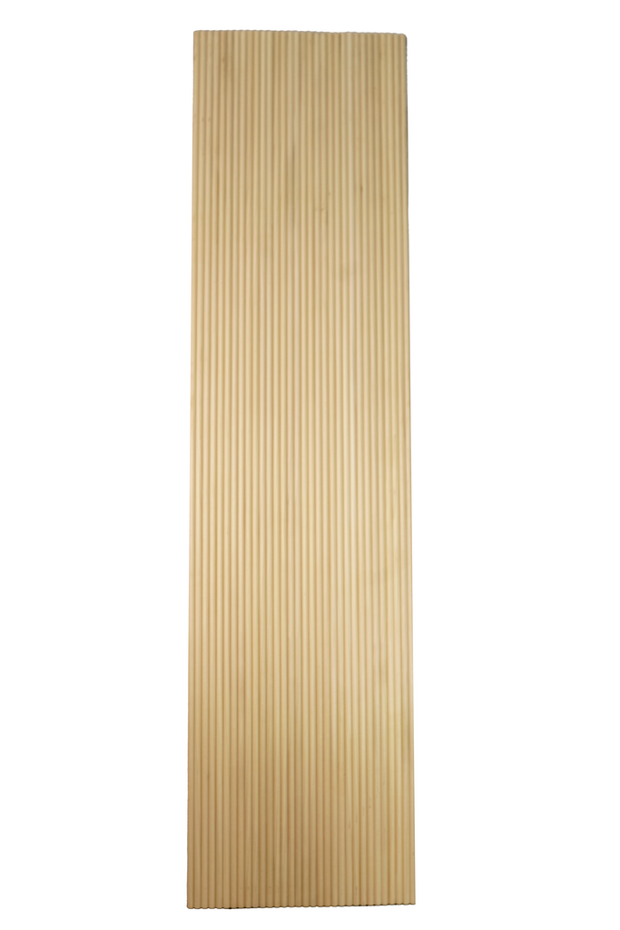 Bingltd - 48’ Long X 12’ Wide With 1’ Double Bead Slat Tambour Thin Poplar Unfinished 1 Pc