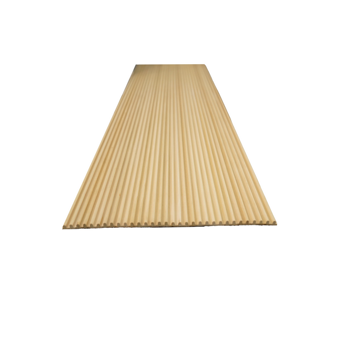 Bingltd - 48’ Long X 12’ Wide With 3/4’ Double Bead Tambour Poplar Unfinished 1 Pc