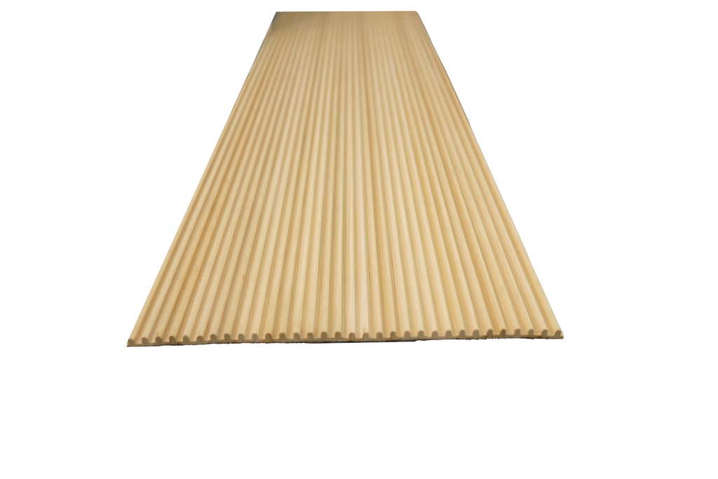 Bingltd - 48’ Long X 12’ Wide With 3/4’ Double Bead Tambour Poplar Unfinished 1 Pc