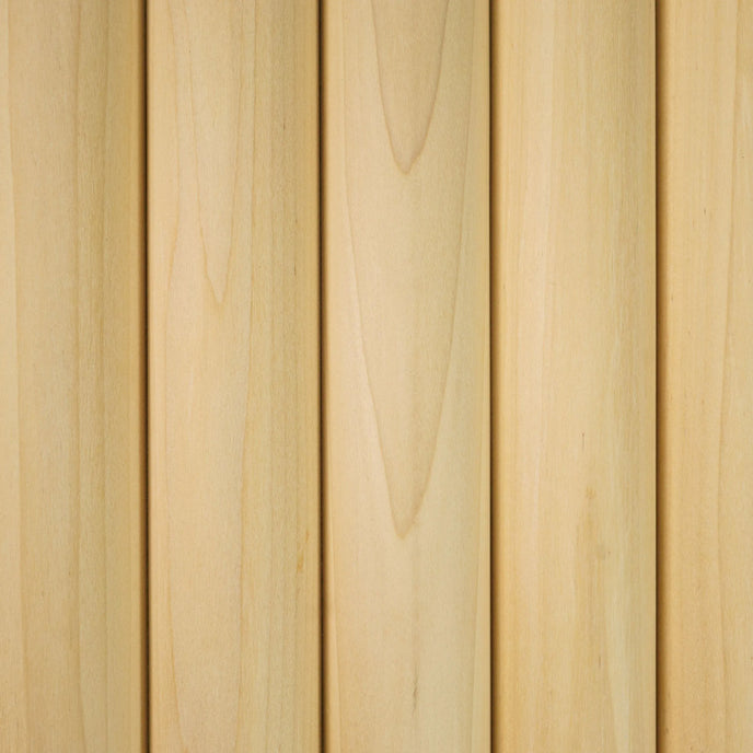 Bingltd - 48’ Long X 12’ Wide With 1 1/2’ Single Bead Tambour Poplar Unfinished Pc