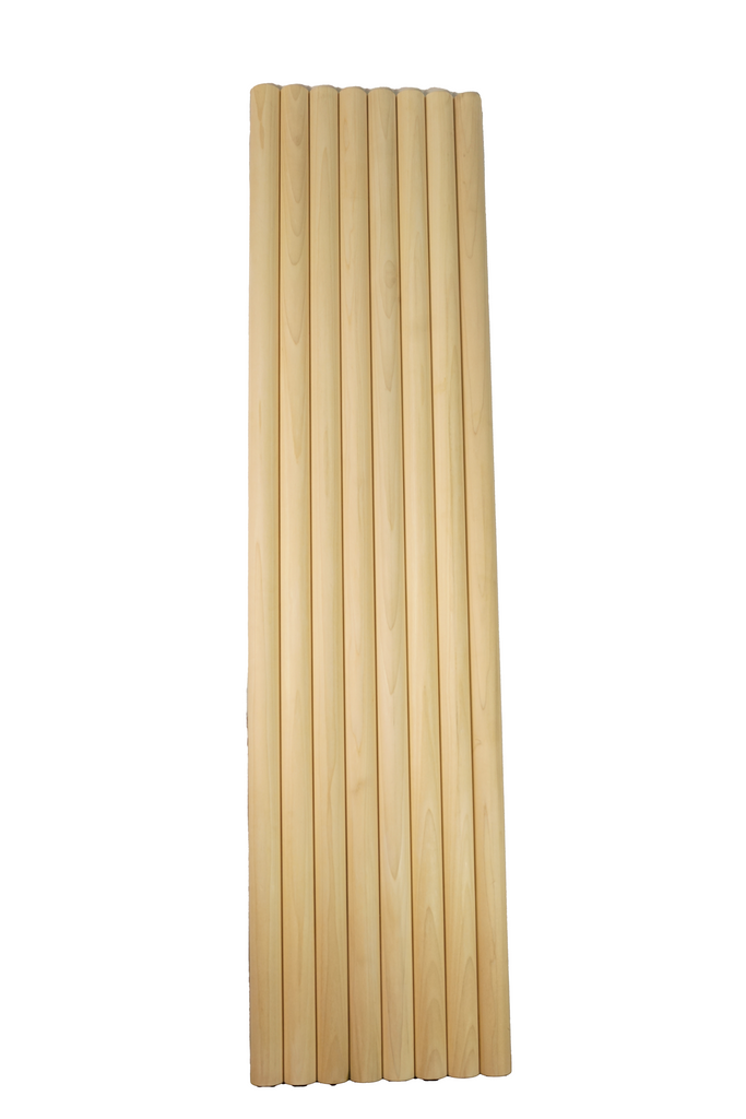 Bingltd - 48’ Long X 12’ Wide With 1 1/2’ Single Bead Tambour Poplar Unfinished Pc