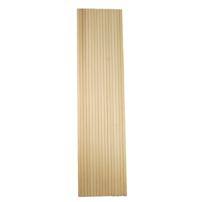 Bingltd - 48’ Long X 12’ Wide With 3/4’ Bevel Slat Tambour Thin Poplar Unfinished 1 Pc