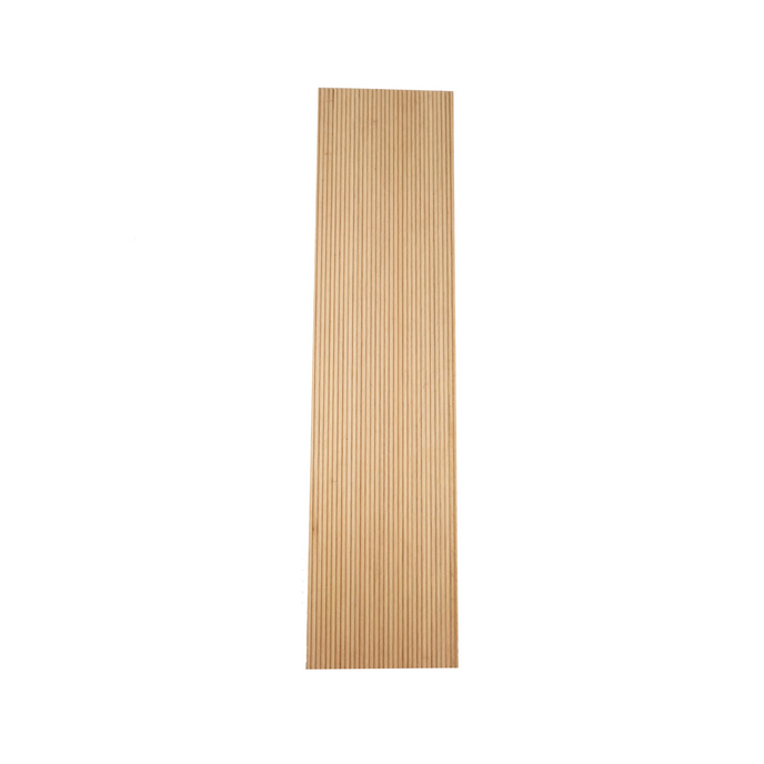 Bingltd - 48’ Long X 12’ Wide With 1/4’ Square Cut Flexible Tambour Red Oak Unfinished 1 Pc