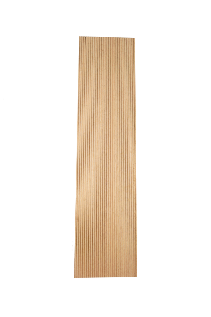 Bingltd - 48’ Long X 12’ Wide With 1/4’ Square Cut Flexible Tambour Red Oak Unfinished 1 Pc