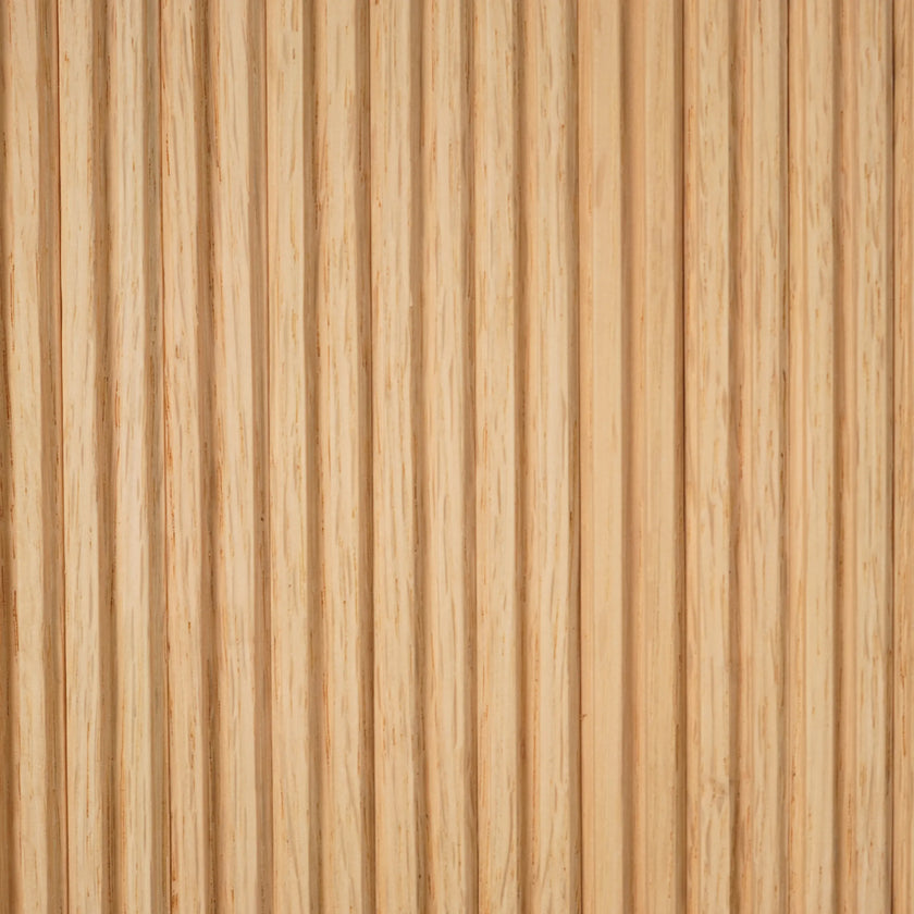 Bingltd - 48’ Long X 12’ Wide With 1/4’ Square Cut Flexible Tambour Red Oak Unfinished 1 Pc