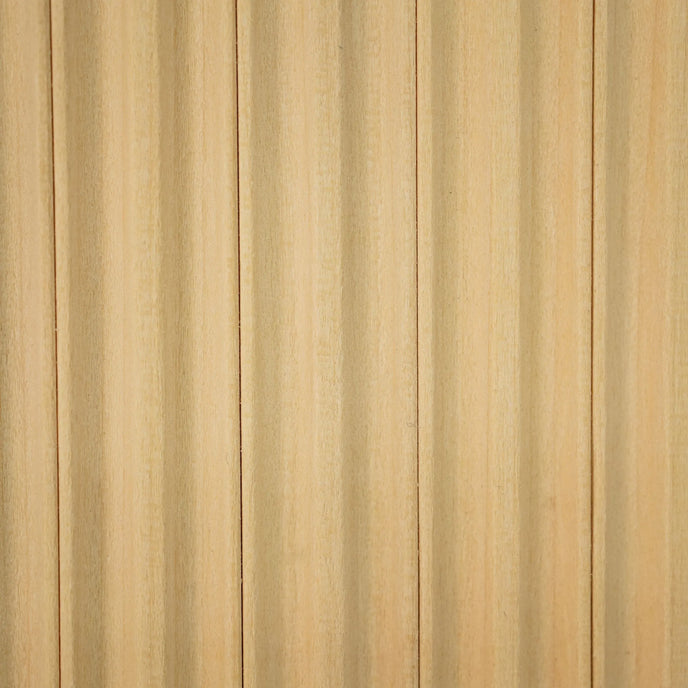 Bingltd - 48’ Long X 12’ Wide With 3/4’ Cove Cut Flexible Tambour Unfinished 1 Pc
