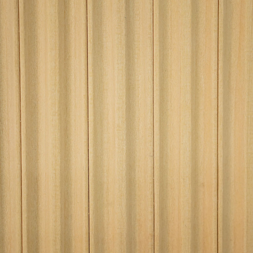 Bingltd - 48’ Long X 12’ Wide With 3/4’ Cove Cut Flexible Tambour Unfinished 1 Pc