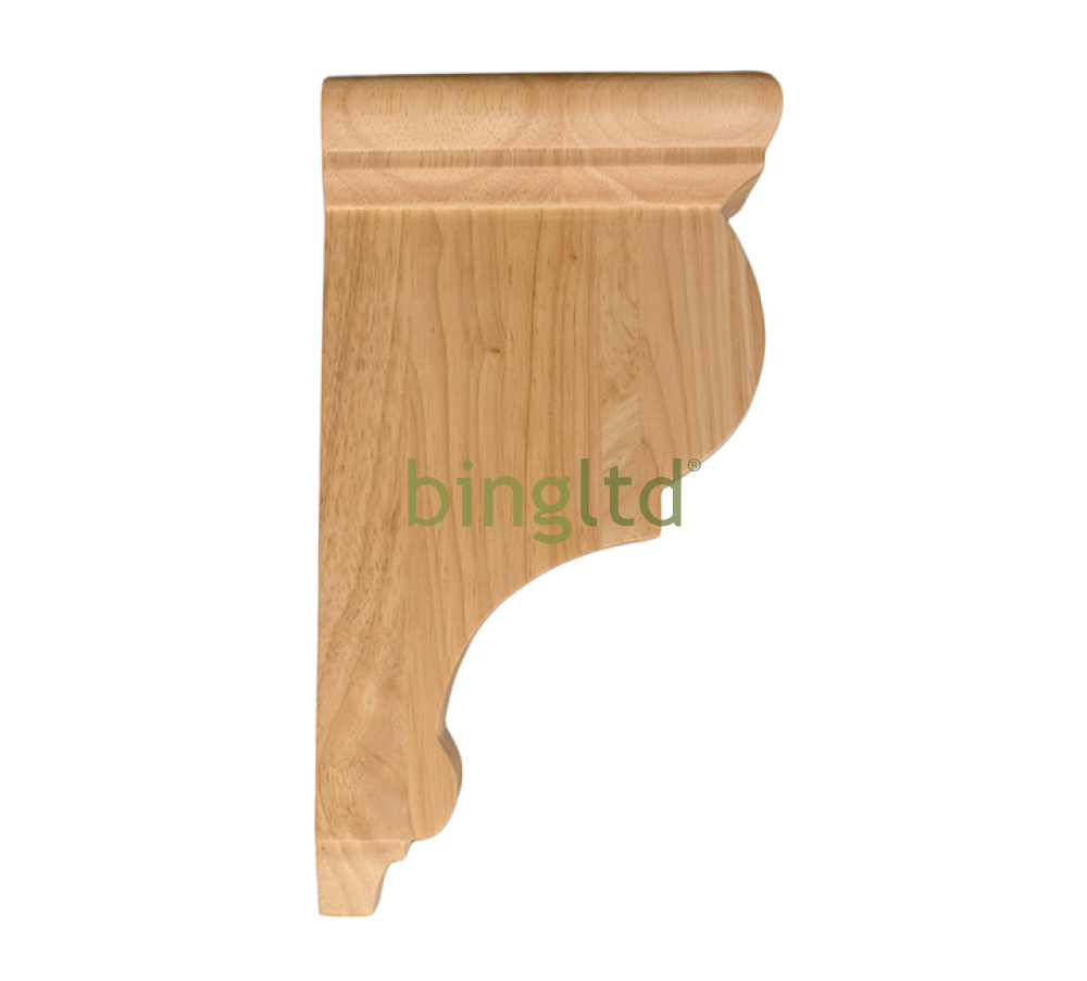12’ Corbel Brighton Style Solid Wood (C2S) Corbels & Brackets
