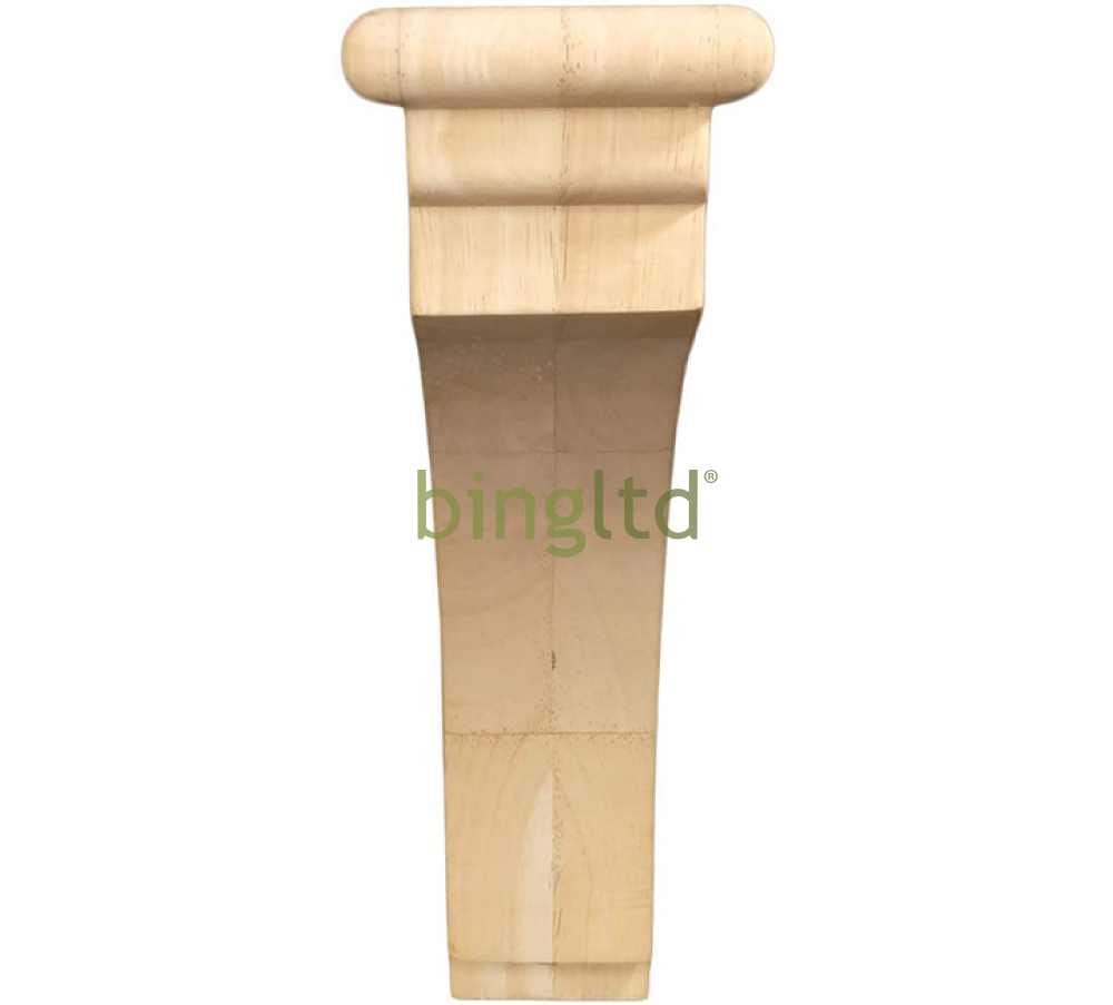 12’ Corbel Rustic Solid Hardwood Bracket (C8) Corbels & Brackets