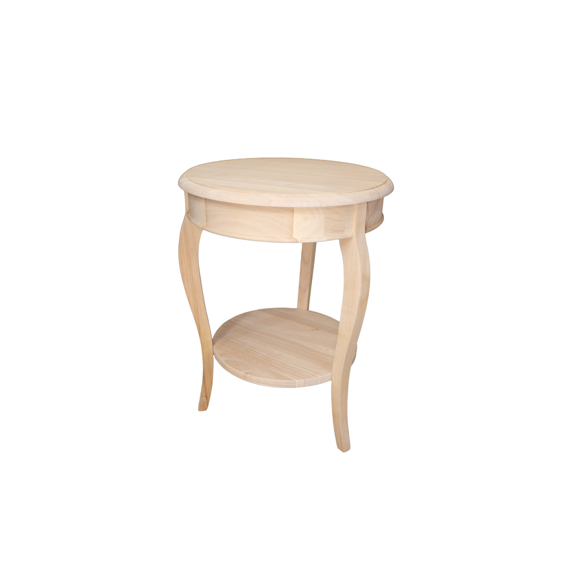 Duncan End Table (Te1801-Rw-Color) Unfinished / Set Of 1 Tables