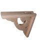 7’ Red Oak Scroll Shelf Bracket (Brk7S-Oak-Unf) Corbels & Brackets