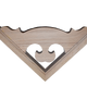 8 3/4’ Oak Corner Trim (Brk875-Oak-Unf) Corbels & Brackets