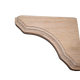 4 1/4’ Oak Shelf Support (Brk425-Oak-Unf) Corbels & Brackets