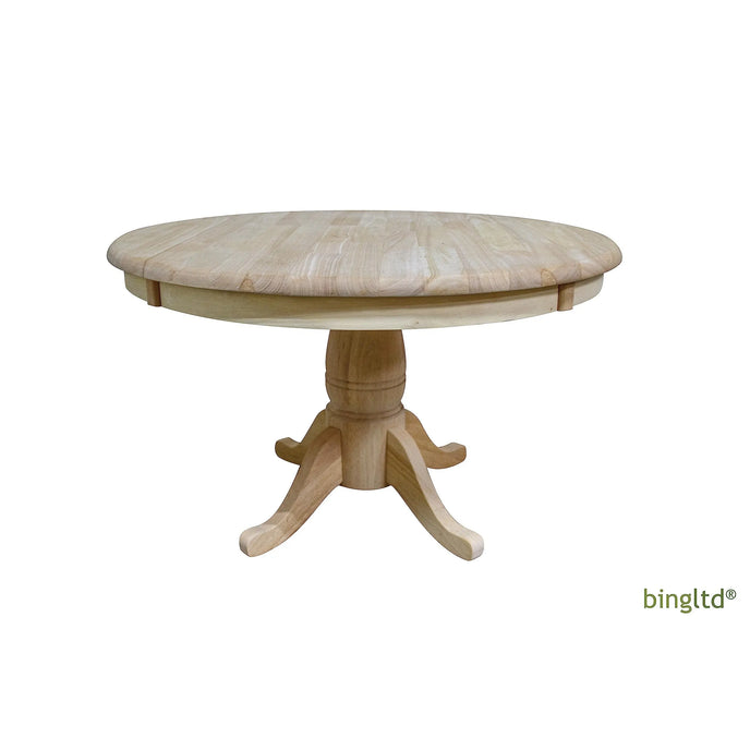 Bingltd - 19’ Tall Beckett Traditional Pedestal Coffee Table Unfinished Kitchen & Dining Room Tables