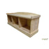 Bingltd - 13’ Tall 51’ Rowan Wide Entry Bench Unfinished (Ben-150-Rw-Unf) Pedestal