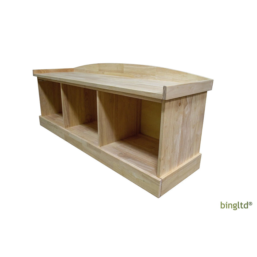 Bingltd - 13’ Tall 51’ Rowan Wide Entry Bench Unfinished (Ben-150-Rw-Unf) Pedestal