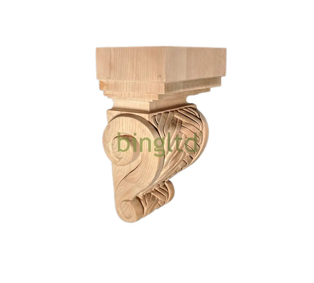 9’ Corbel Traditional Solid Bracket (C47) Unfinished / Set Of 1 Oak Corbels & Brackets