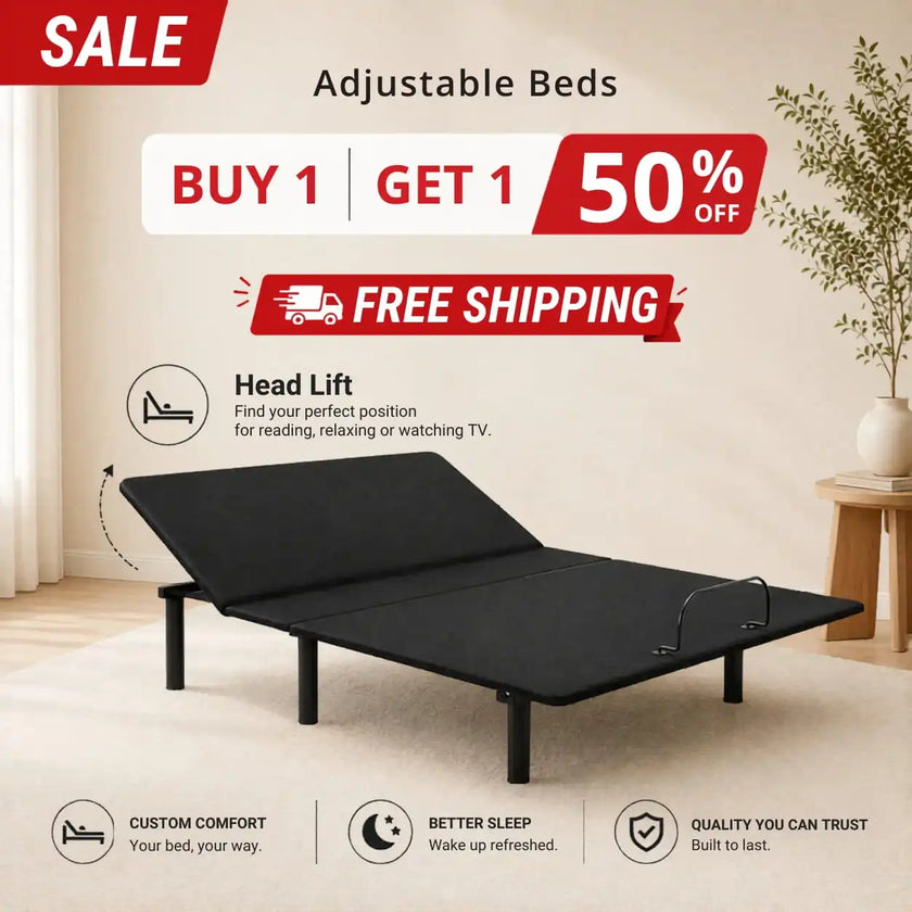Adjustable Bed With Remote Head Lift 1