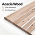 Full-Length Unfinished Acacia Butcher Block Countertops (No Finger Joints)