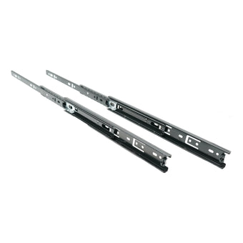 bingltd-  Ball Bearing Hardware 3-Section Full Extension Side Mount Black Drawer Slides, 150 LB Capacity Drawer Slide