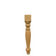 Bingltd - 18’’ Tall Unfinished Hardwood Round Table Leg Post (Tl226-Unf) Legs