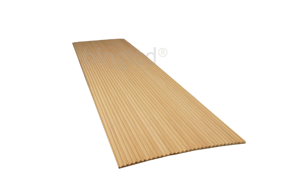 Bingltd - 48’’ Long X 12’’ Wide With 3/4’’ Cove Cut Flexible Tambour Unfinished 1 Pc