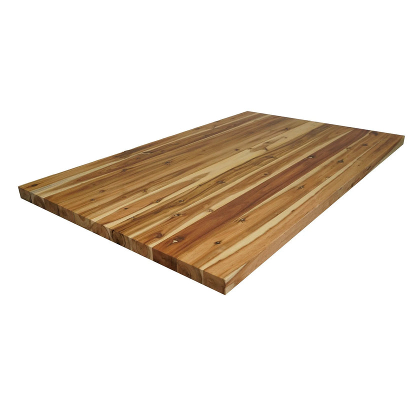 Bingltd Acacia Thick Edge Grain Butcher Block Counter Top