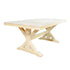 Bingltd - 69’ Long 30’ Tall Aria Dining Table (Tt-Pd-40681-Rw-Unf) Kitchen & Room Tables
