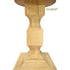 Chelsea Square Pedestal Table Base (Wh-Chelsea(Size)-Color)