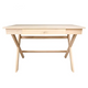 Remo Desk X Leg Design Solid Wood With Drawer - Unfinished Desks