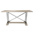 Derby Table 30’ Rustic Hardwood With Industrial Chains (Mns-413) Grey / Set Of 1 Console