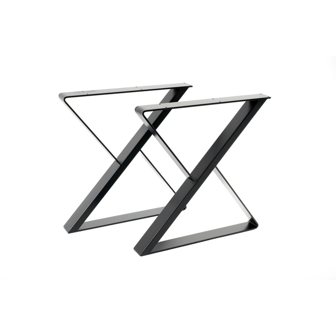 Bingltd - 28’ Tall Metal X Frame Table Base Set Of 2 (Mt-1002-Ir) Legs