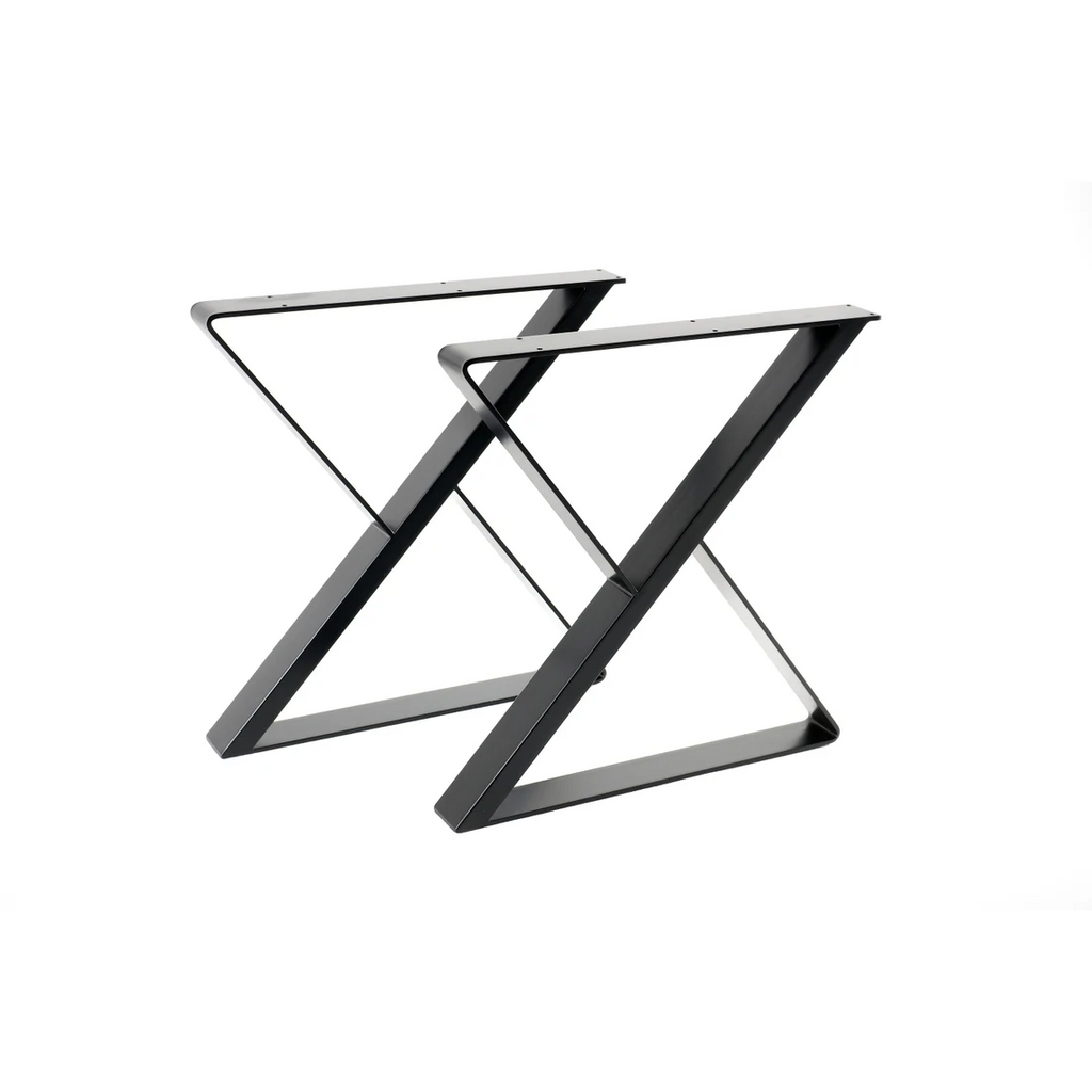 Bingltd - 28’ Tall Metal X Frame Table Base Set Of 2 (Mt-1002-Ir) Legs