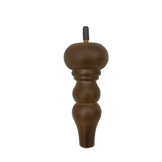 Bingltd - 7 1/8’ Tall Turned Dark Driftwood Sofa Legs(P2171-Rw-10Mm-261) Legs