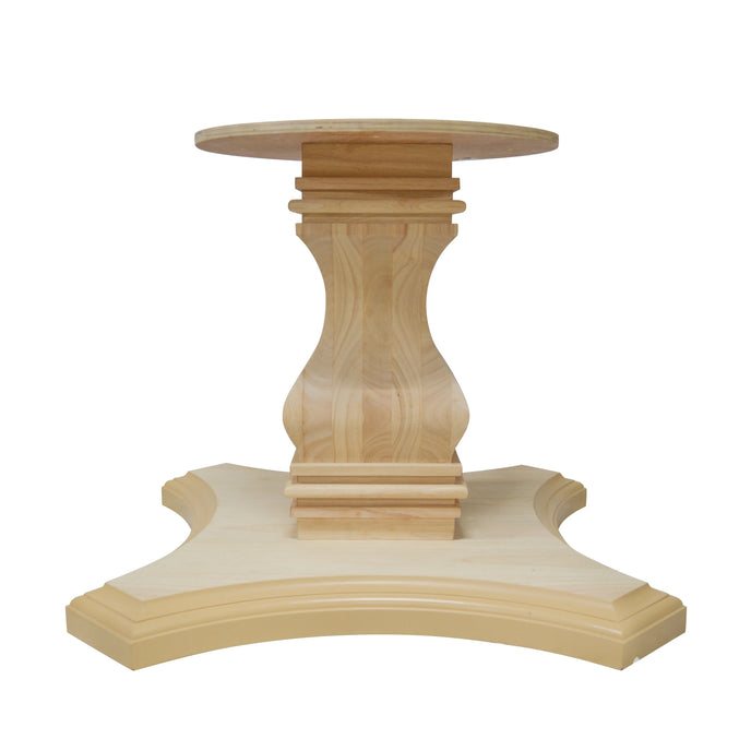Bingltd - 30’ Tall William Round Pedestal Table Base (Pd-William30-Rw-Unf)
