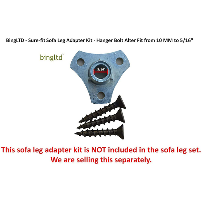 6 1/4’ Mid Century Hardwood Sofa Legs (Villa-202)