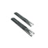 bingltd-  Soft Close Ball Bearing Hardware 3-Section Full Extension Side Mount Black Drawer Slides, 150 LB Capacity Drawer Slides