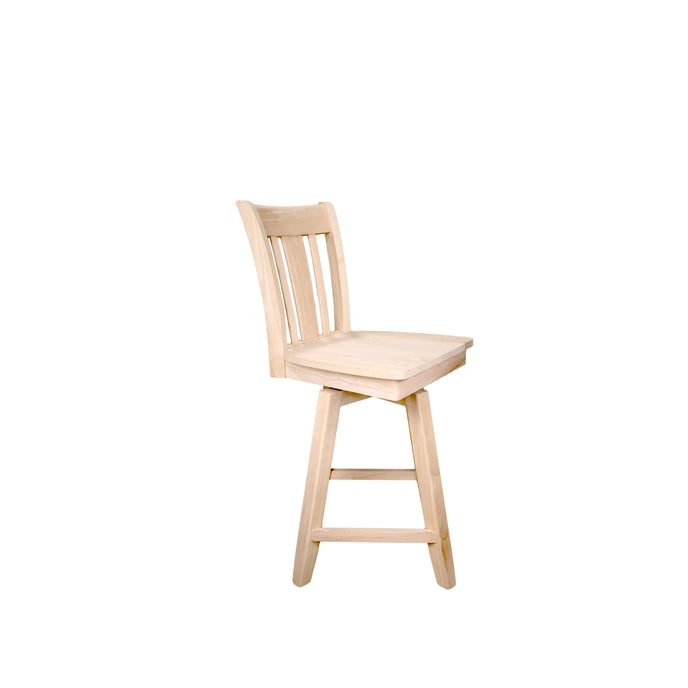 Canal Dining Counter & Bar Stool – Unfinished Table Stools