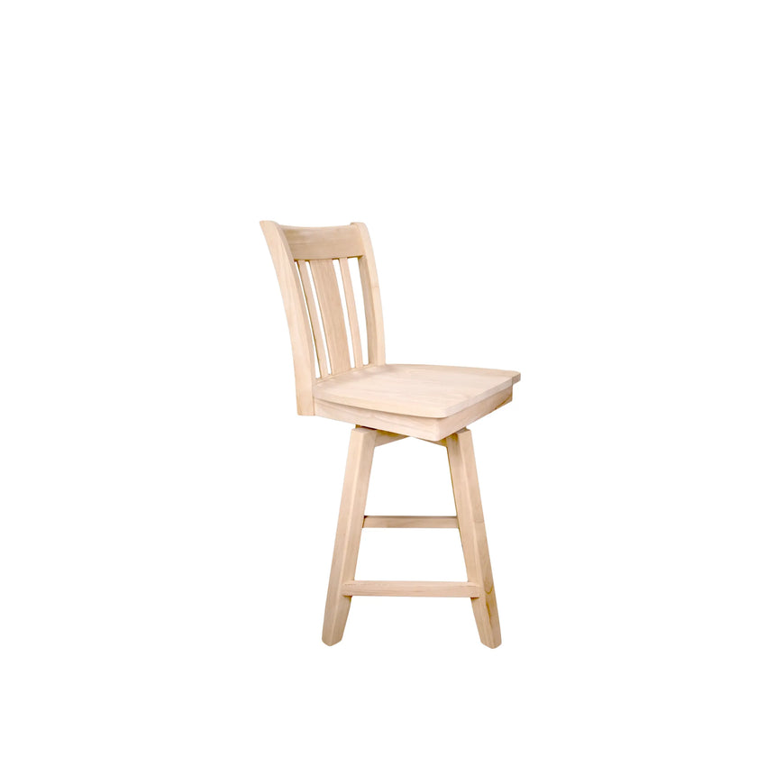 Canal Dining Counter & Bar Stool – Unfinished Table Stools