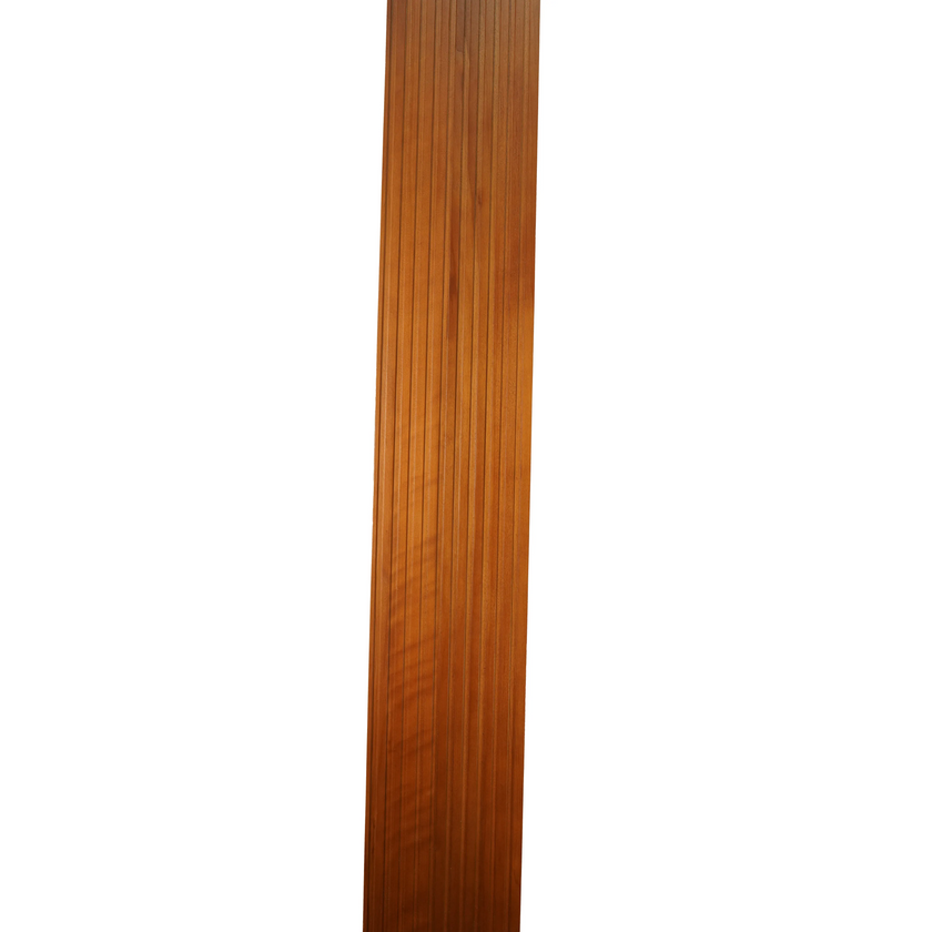 Bingltd - 96’ Long X 8’ Wide Bevel Slat Wall Panel Carbonized Poplar Finished 1 Pc (Wp-001-Cp-Unf)