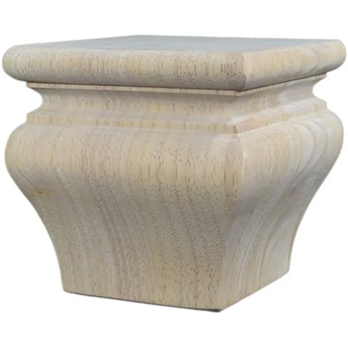 4 1/2’ Bun Feet Hardwood Sofa Legs (Bf959-C-Rw)