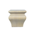 4 1/2’ Bun Feet Hardwood Sofa Legs (Bf959-C-Rw) Unfinished / Box Of 18