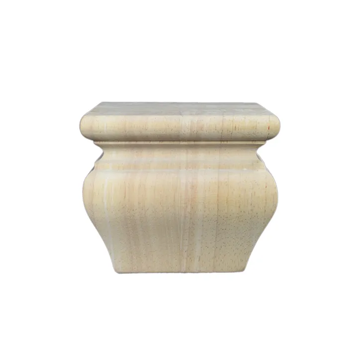4’ Bun Feet Hardwood Sofa Legs (Bf962-C-Rw)