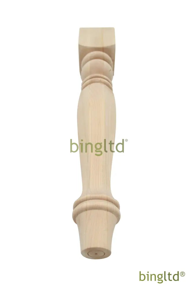 Bingltd - 18’’ Tall Unfinished Hardwood Round Table Leg Post (Tl226-Unf) Legs