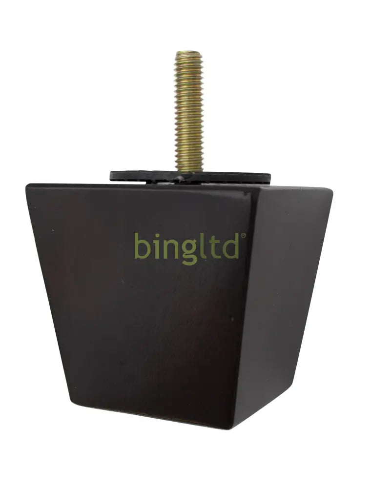 Bingltd - 2 1/2’ Tall Square Tapered Brown Mahogany Sofa Legs Set Of 4 (St2521-Rw-10Mm-242)