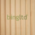 Bingltd - 48’ Long X 12’ Wide With 1’ Bevel Slat Tambourunfinished 1 Pc (Wp-8204-Unf) Wall Panel