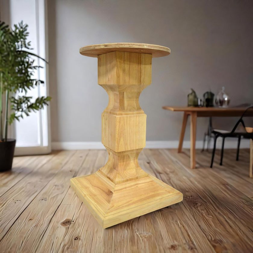 Chelsea Square Pedestal Table Base (WH-Chelsea(Size)-Color)