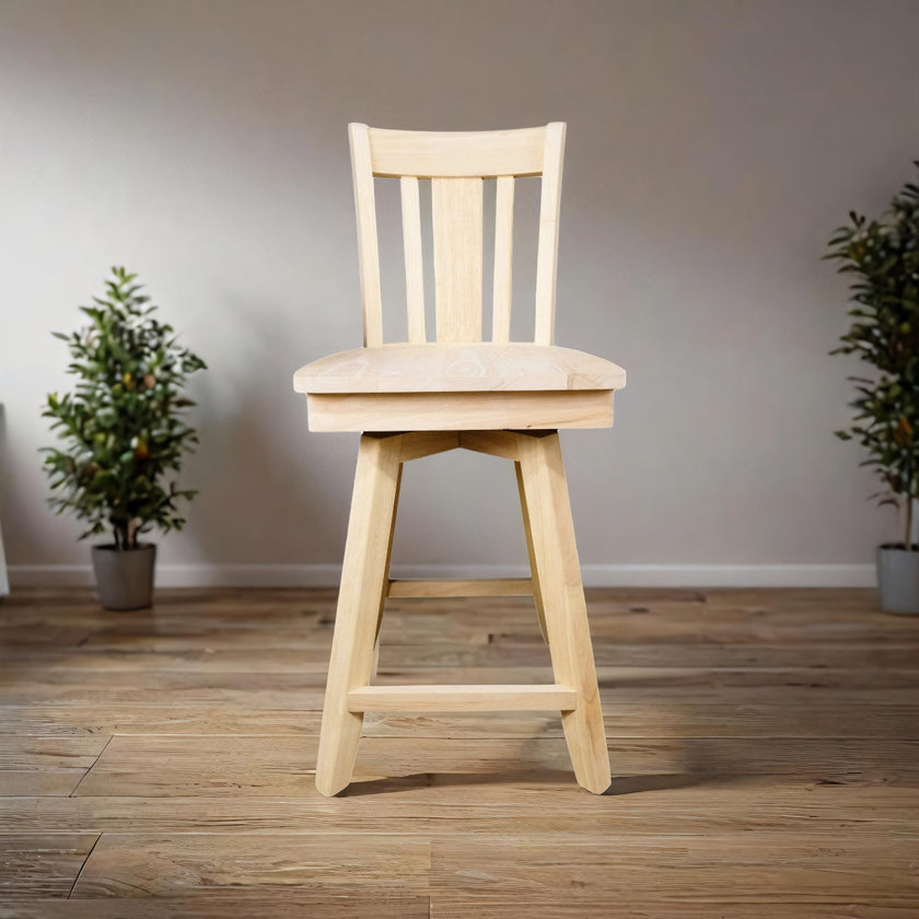 Canal Dining, Counter & Bar Stool – Unfinished