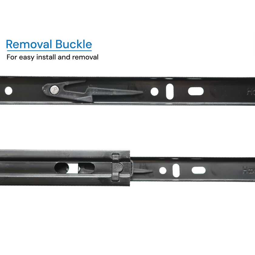 bingltd-  Soft Close Ball Bearing Hardware 3-Section Full Extension Side Mount Black Drawer Slides, 150 LB Capacity Drawer Slides